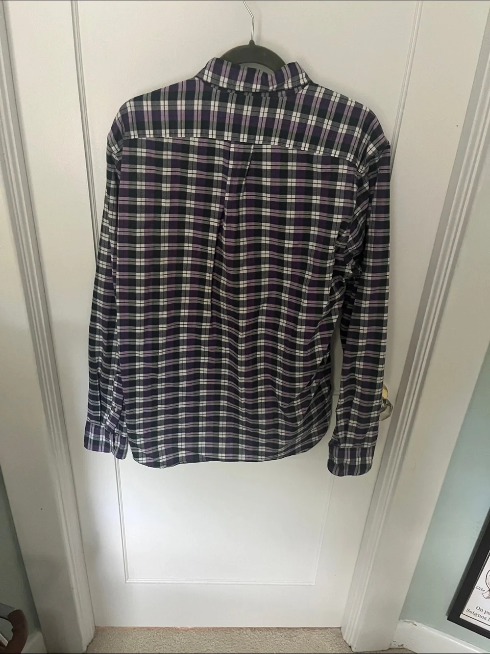 J. Crew Men's  Plaid Button-Down Oxford Shirt